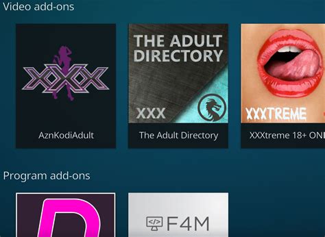 adult kodi addons|Unofficial add